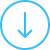 水色の下向き矢印ボタン